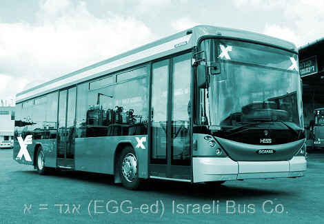 ׳� for ׳�׳’׳“ (Egged) Israeli bus co.